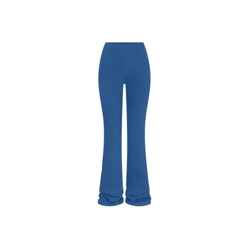 SKIMS FW24 Флис Lounge Брюки Повседневные брюки Женские AZURE Sky Blue