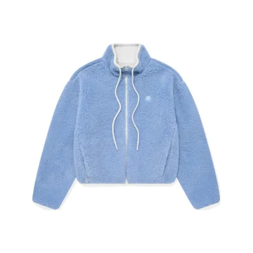 Wacky Willy FW24 Velvet Feel Пальто Женское Blue