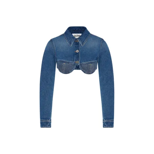 Jean Paul Gaultier Denim Jacket Women's Blue Жан Поль Готье Деним Куртка Женская Синяя