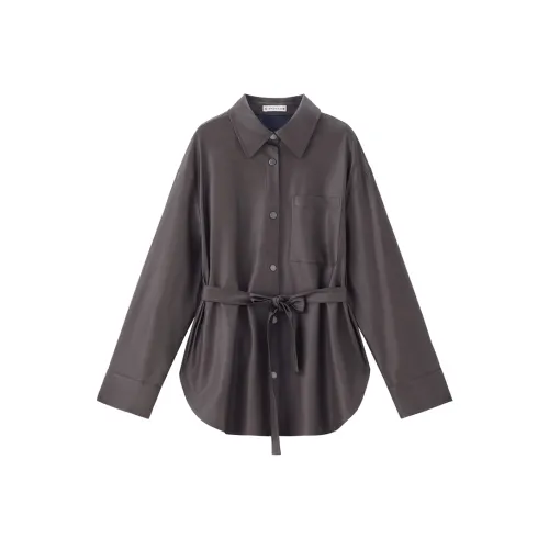 Giordano Кожаная Куртка Женская