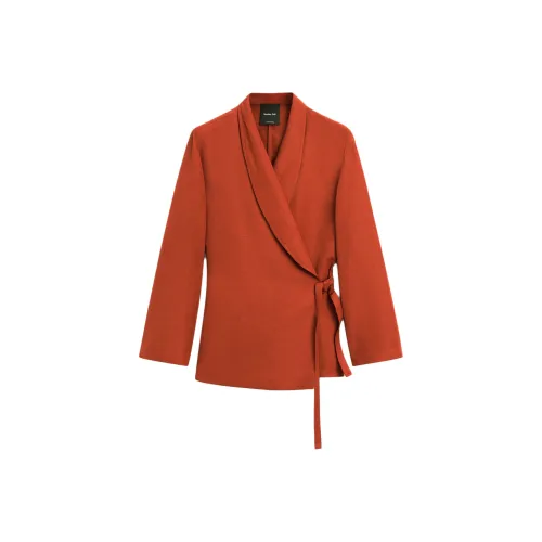 Massimo Dutti Бизнес-костюм женский оранжево-красный