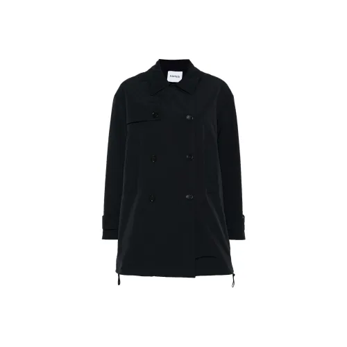 ASPESI SS24 Тренчкот Женский Морской Синий