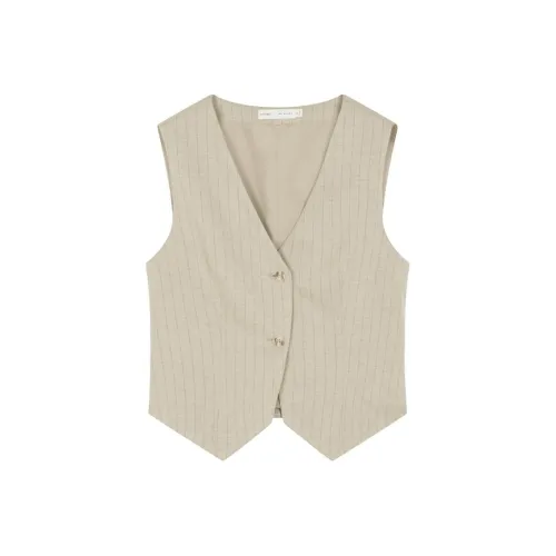 IHIMI Бежево-коричневый Женские Жилеты