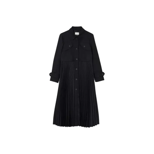 Sandro Тренчкот Женский Черный