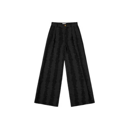 GOOD BAI SS24 Черные Женские Повседневные Брюки