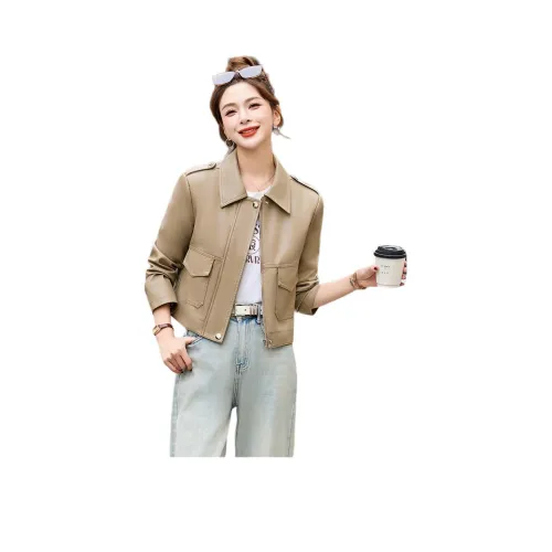 Fele.d Женские кожаные куртки