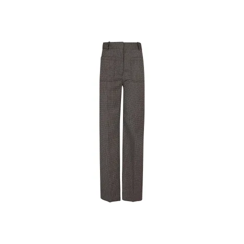 VICTORIA BECKHAM Повседневные брюки Женские Темно-красный цвет древесины