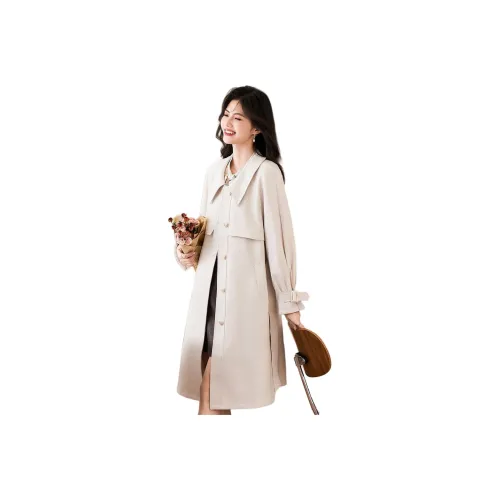 Like The Age Of Water Тренчкот Женский Бежевый