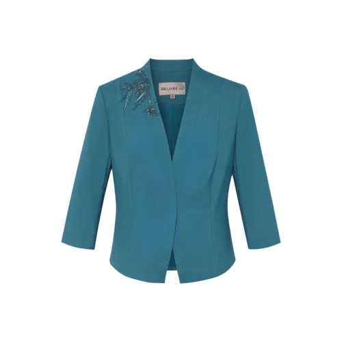 BBLLUUEE Бизнес-костюм женский медно-зеленый