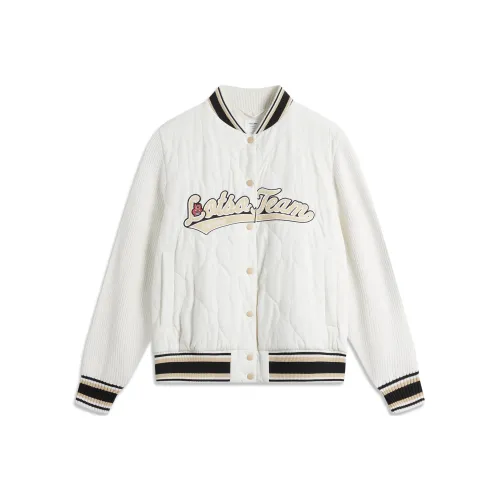 LiNing x Disney Хлопковый пуховик женский цвет сливовый