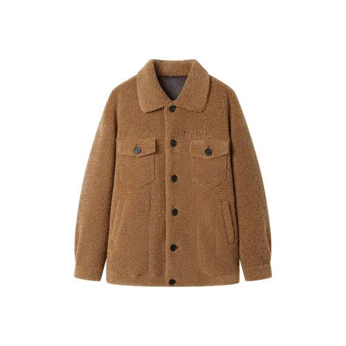 ANDREA MARTIN Бархат Feel Пальто Унисекс