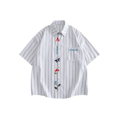 PISYPOX Белая унисекс рубашка