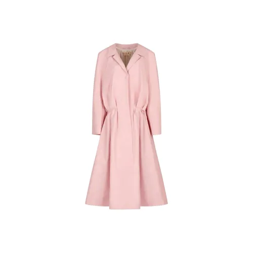 MARNI SS25 Пальто Женское Светло-Розовое