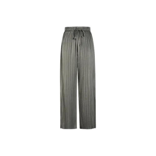 THE SEA LIFE Повседневные брюки Женские Сияющий зеленый