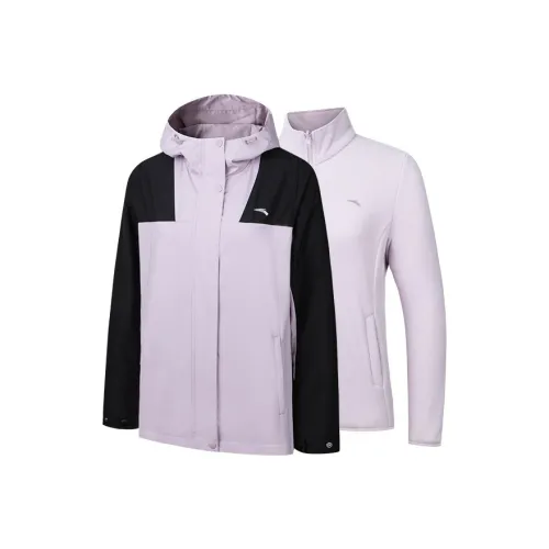 Anta Variety Тренировки Коллекция Поход Водонепроницаемый And Ветрозащитный Ветровка Женские Исцеление Пудра