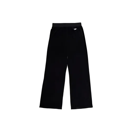 DIESEL Черные Женские Повседневные Брюки