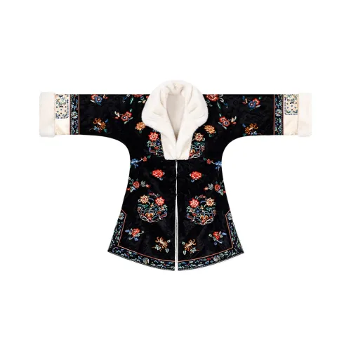 YICHENGFENGXU Вельвет Feel Пальто Женское Черное