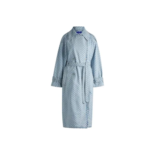 Hugo Boss Тренчкот Женский Светло-Синий