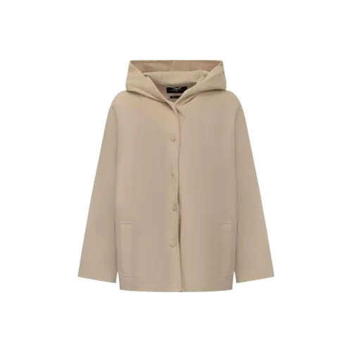 WEEKEND MaxMara Бежевое Женское Пальто