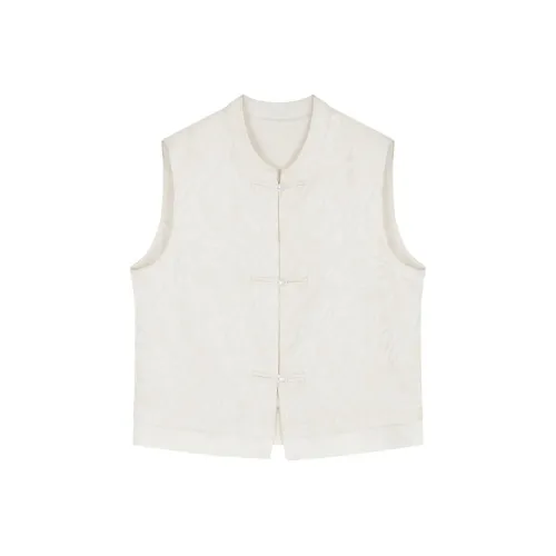 IHIMI SS24 Жилет Женские Бежевый Абрикос