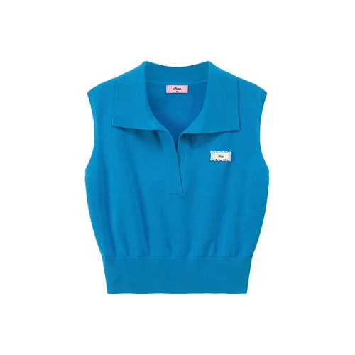 CHUU Электрический синий Женские жилеты