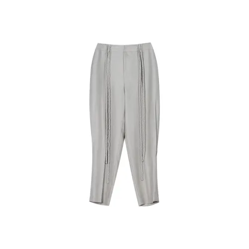 BBLLUUEE Повседневные брюки Женские Облако Ивовый зеленый