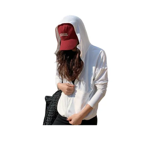 NANING9 Одежда с защитой от солнца Женская Белая