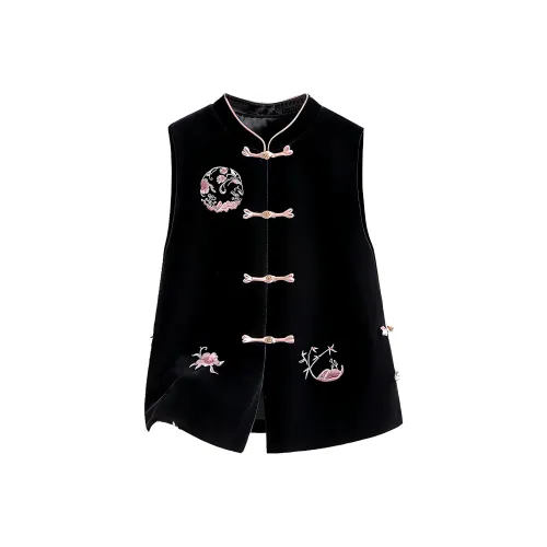 Cypress House Жилет Женский Черный