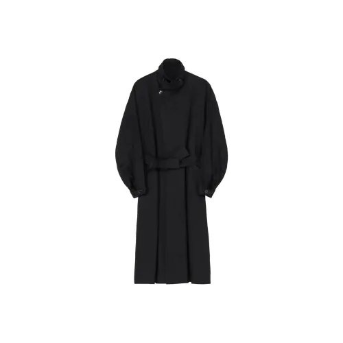 Yohji Yamamoto Черный Женский Тренч