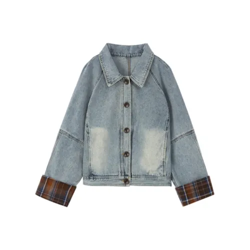 Icicofficial Пальто Женское Джинсовое Синий