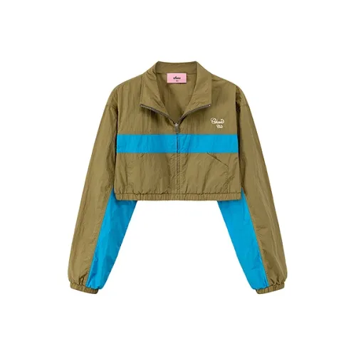 CHUU Горчичный зеленый Женское короткое пальто