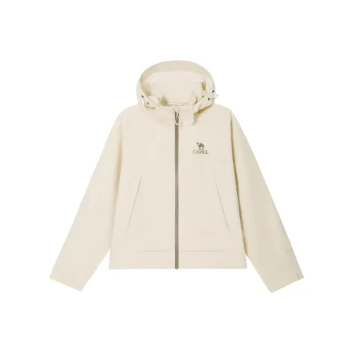 Верблюжий цвет универсальная ветровка женские