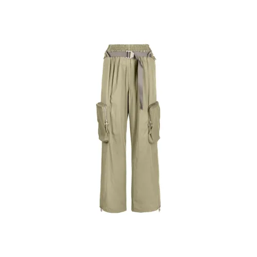 DION LEE Повседневные брюки Женские Зеленые