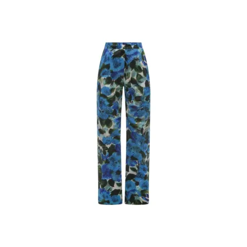 DRIES VAN NOTEN Синие Женские Повседневные Брюки