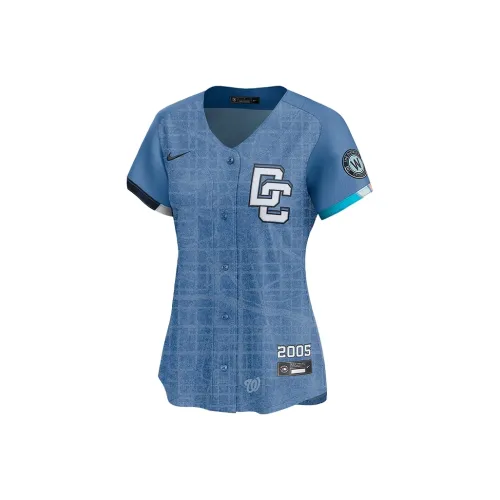 nike x MLB Dri Fit ADVWashington Бейсбольная куртка Женская Серый