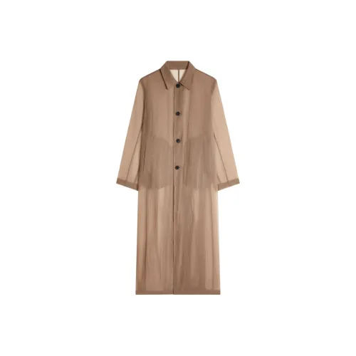 DRIES VAN NOTEN SS25 Пальто Женское Светло-Коричневый