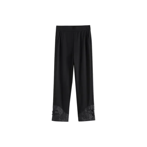 SITOL Повседневные брюки Женские Черный