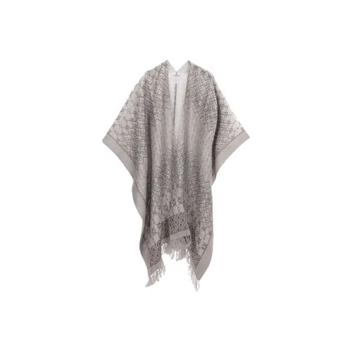 BRUNELLO CUCINELLI FW24 Плащ Женский Серый Бежевый