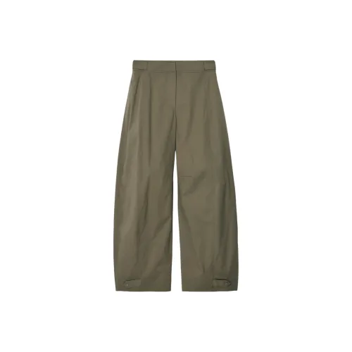 COS Повседневные брюки Женские Хаки зеленый