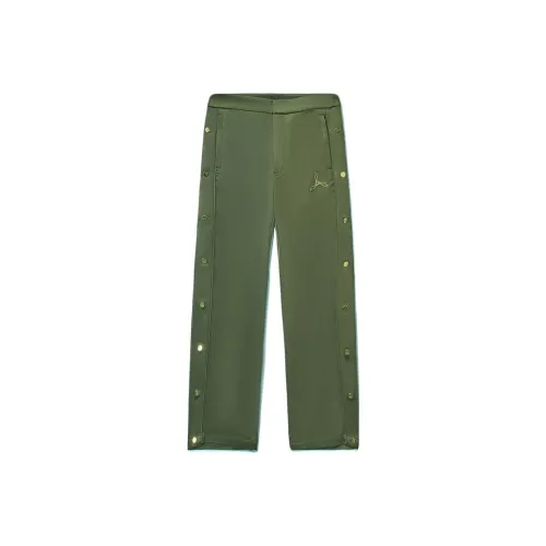 LI NING 1990 Classic Collection Лесной зеленый Женские Повседневные брюки