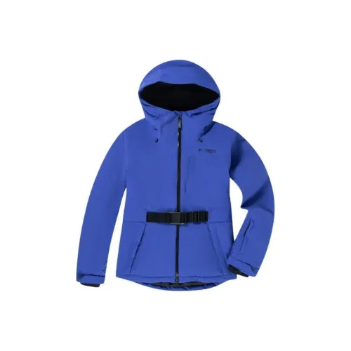 Колумбия City Outdoor Collection Водонепроницаемый Ветрозащитный Дышащий и Теплоизоляционный Ветровка Женский Синий