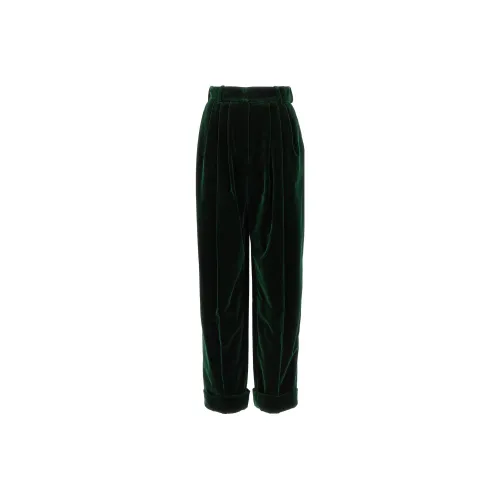 Alexandre Vauthier Зеленые Женские Повседневные Брюки
