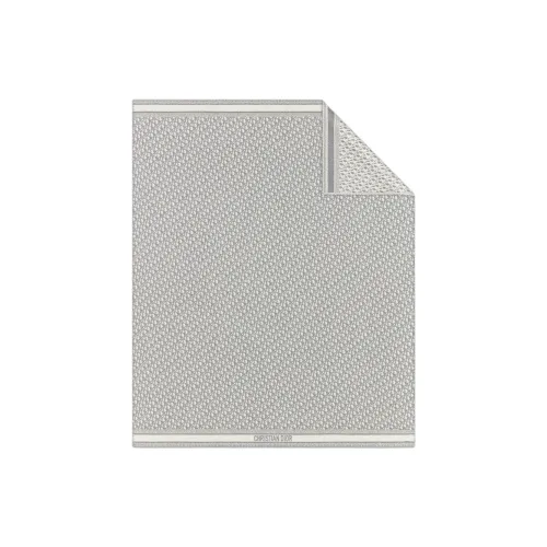 DIOR Кашемир Вискоза Полиэстер Трикотаж Шарфы Женские Серый