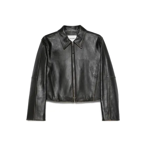 LOW CLASSIC SS25 Кожа Куртка Женская Черная