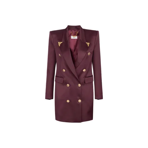 Elisabetta Franchi Пальто Женское Темно-Красное