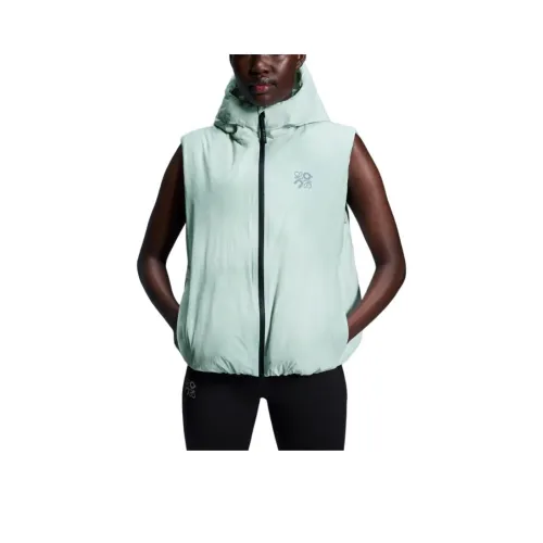 On x LOEWE Puffer Жилет Женские Светло-Синий