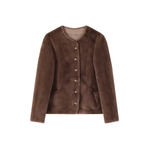 Beast King Кофе Женские Меховые изделия