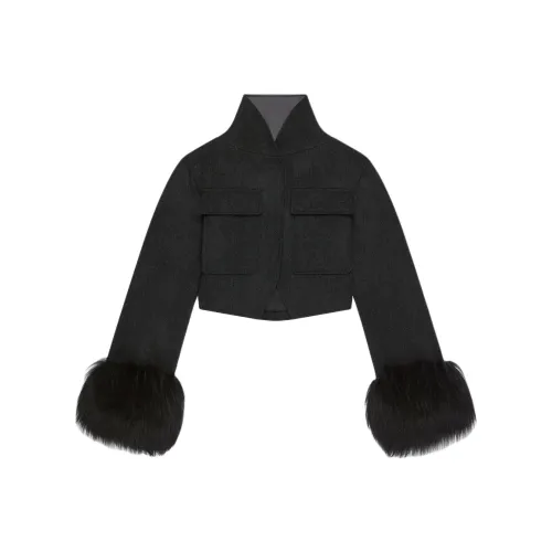 GIVENCHY FW24 Кожа Куртка Женская Черная