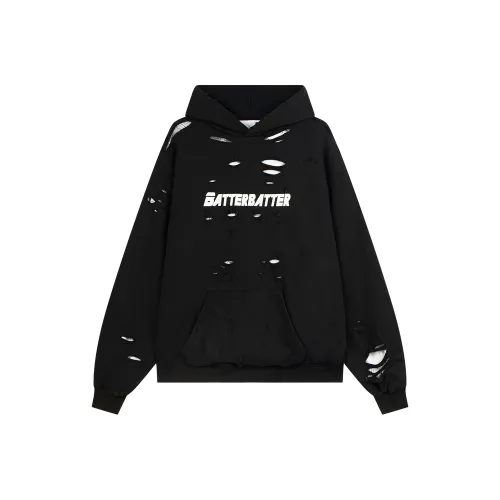 WAYHWEI Зимний свитшот унисекс черный