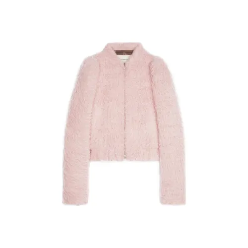 DRIES VAN NOTEN FW24 Вельвет Feel Пальто Женское Розовый